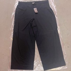 J Jill full leg cropped pants size large color black